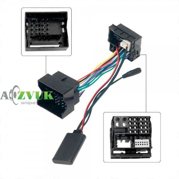  Bluetooth адаптер AUX для Audi, Seat, Skoda, Volkswagen AWM BTM-15