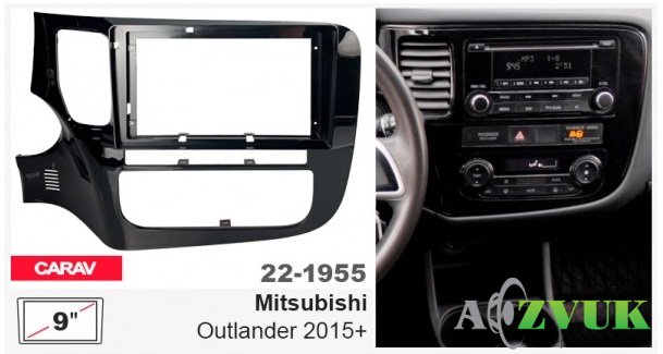 Рамка переходная Carav 22-1955 Mitsubishi Outlander