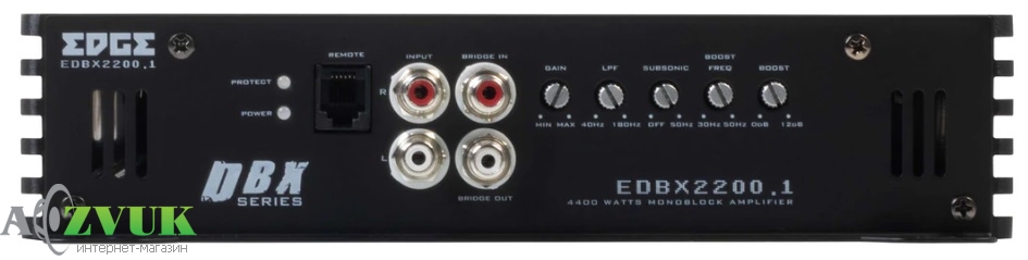 Автомобільний підсилювач звуку EDGE EDBX2200.1D-E4