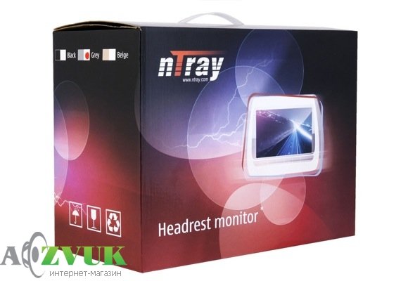 Монитор в подголовник nTray 850hdg Серый