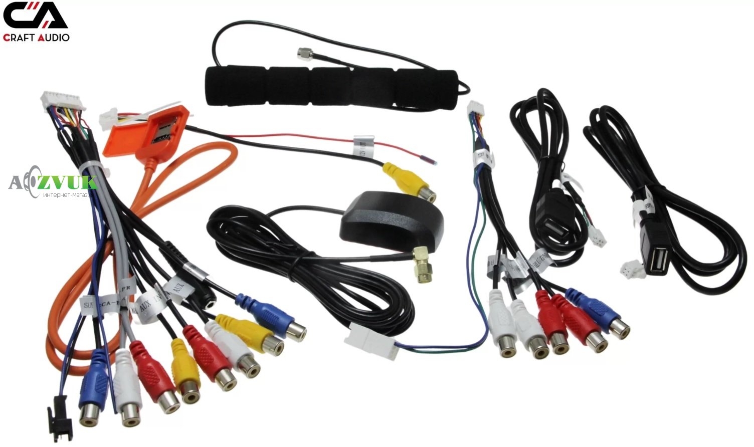 Мультимедиа ресивер CraftAudio MIDDLE 9 2K 6/128 Android 13 К360 (с круговым обзором)