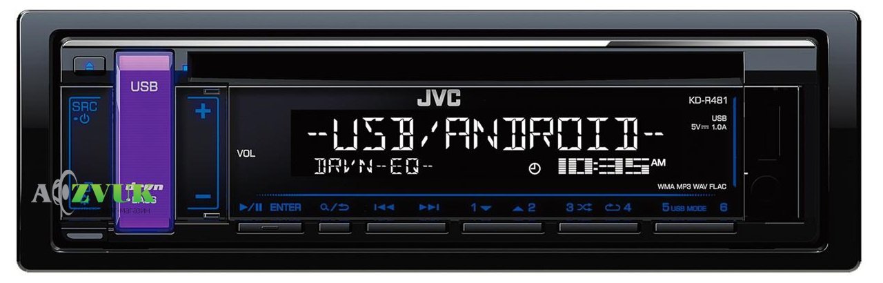 Автомагнитола JVC KD-R481
