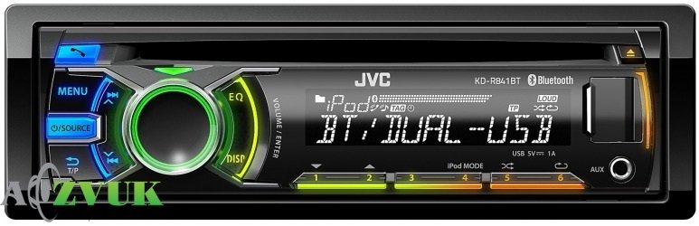 Автомагнитола JVC KD-R841BTE