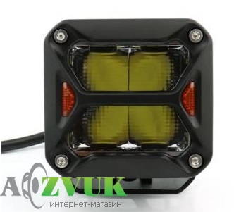Фары дневного света StarLight SL-W0320S квадратная, дальний свет WHITE + DRL 20W 1800Lm 5700K 12/24V