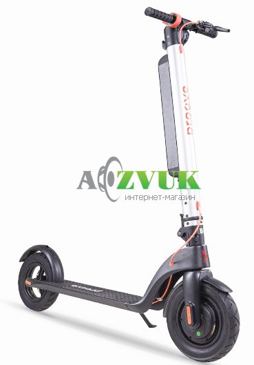  Электросамокат Proove X-city Pro (350 Вт; 36 В; 10 А/ч), колёса 10, серо-красный