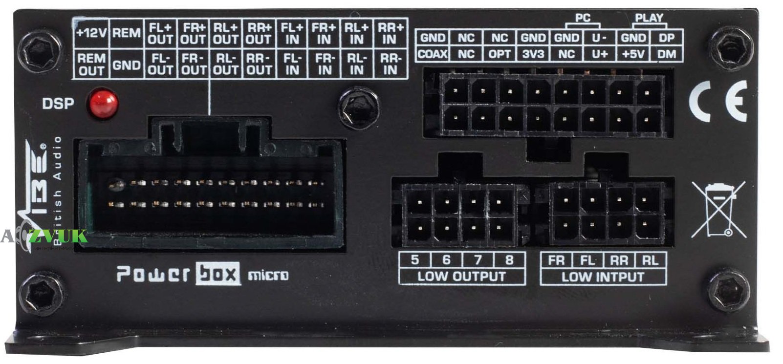 Автомобильный усилитель звука Vibe POWERBOX65.4-8MDSP-V3