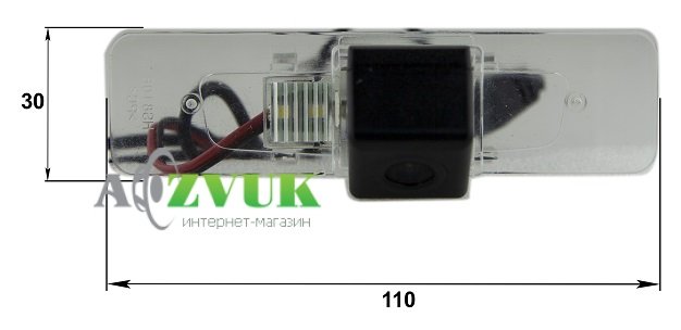 Штатная камера Falcon SC36HCCD (Subaru Legacy)