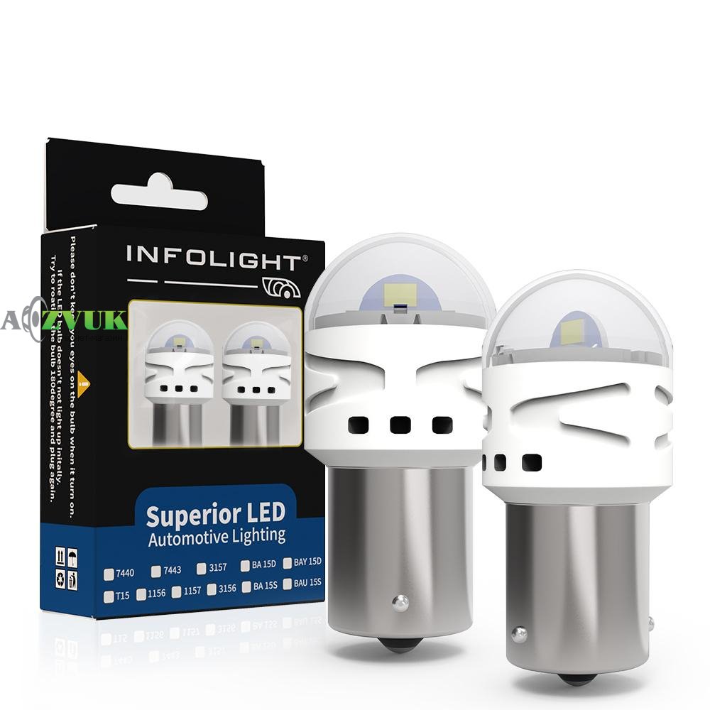Светодиодные лампы (led) Infolight P21W, BA15S (1156)