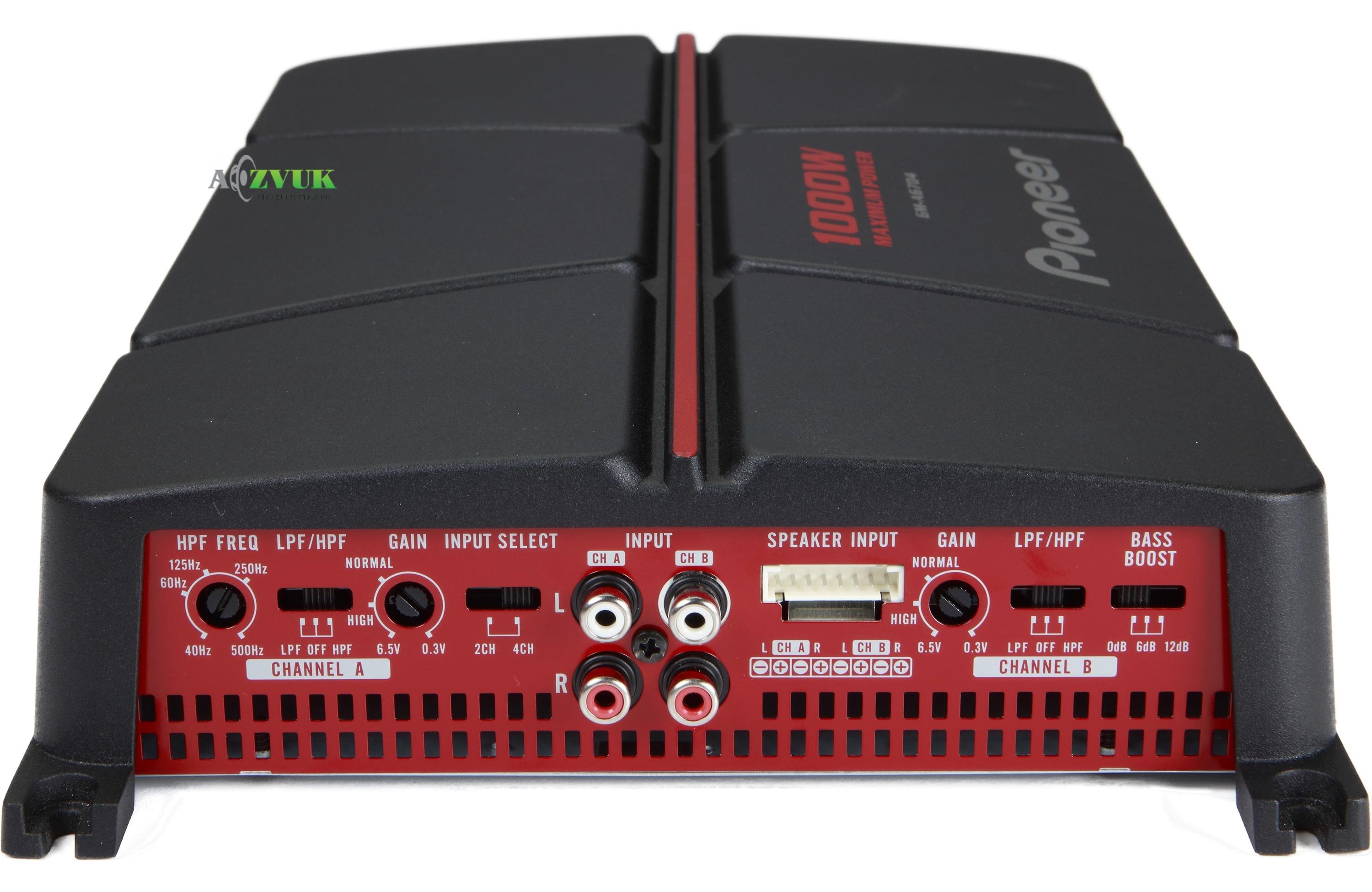Автомобільний підсилювач звуку Pioneer GM-A6704