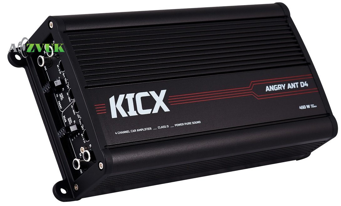 Автомобільний підсилювач звуку Kicx Angry Ant D4