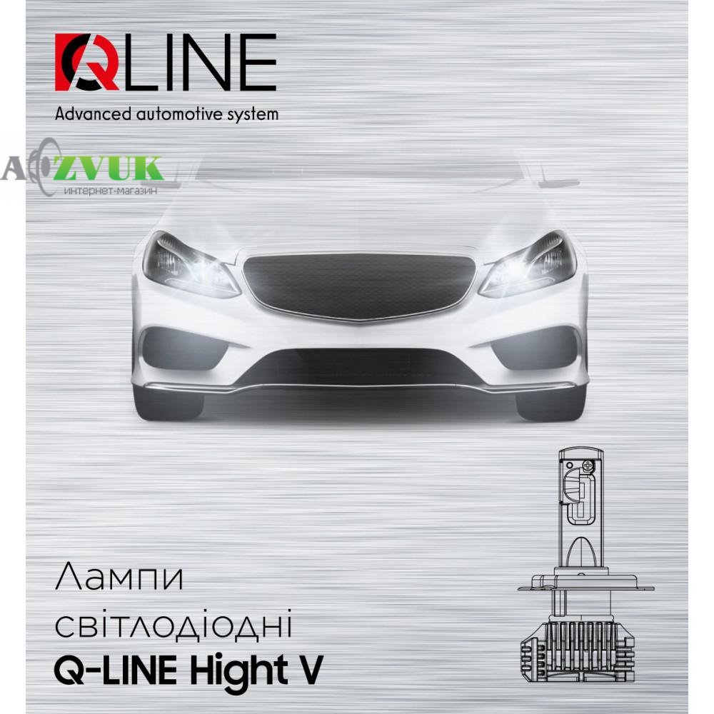 Светодиодные лампы (led) QLine Hight V H13 H/L 6000K