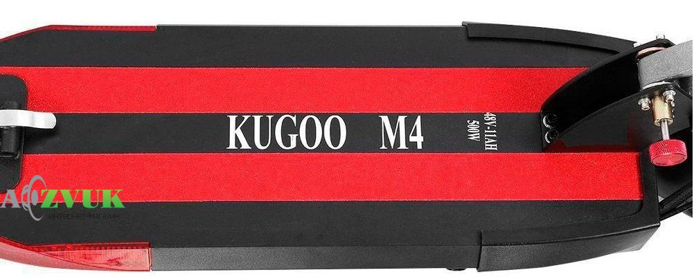  Электросамокат KUGOO Kirin M4 (500 Вт; 11 А/ч; 48 В), Черный