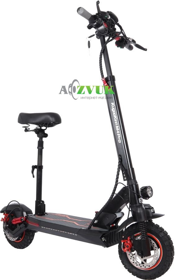  Электросамокат KUGOO Kirin M4 Pro (500 Вт; 16 А/ч; 48 В), Черный