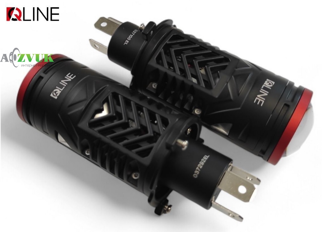 Светодиодные лампы (led) Qline Alpha H4 Projector МАХ 6000K