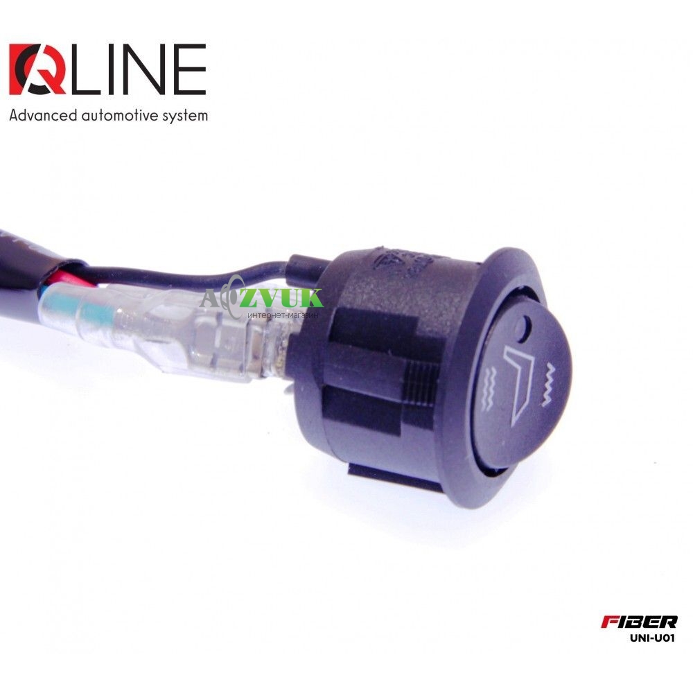 Кнопка подогрева сидений QLine Fiber UNI-U01