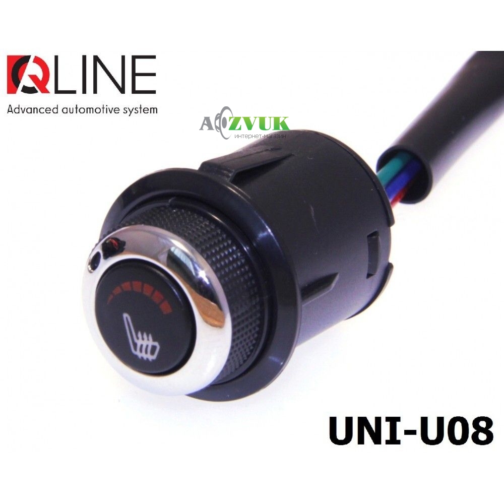  Кнопка подогрева сидений QLine Fiber UNI-U08