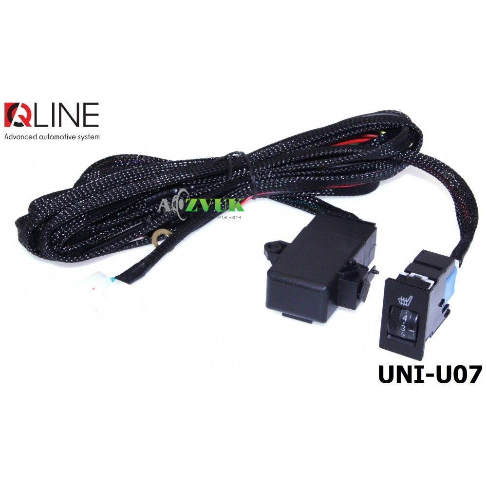  Кнопка подогрева сидений QLine Fiber UNI-U07