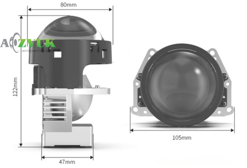 Линзы InfoLight UNI-2 BI-LED
