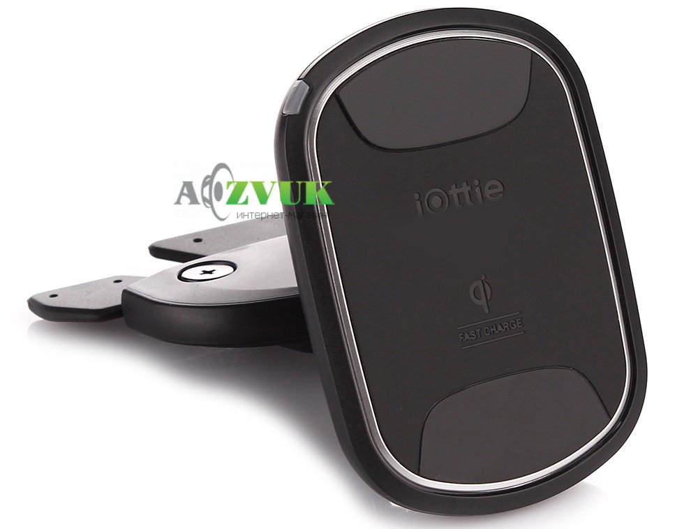  Автодержатель-зарядка iOttie iTap Wireless 2 Fast Charging Magnetic CD Slot Mount HLCRIO139