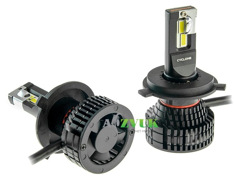 Светодиодные лампы (led) CYCLON LED H4 H/L 6000K 8000LM TYPE 39