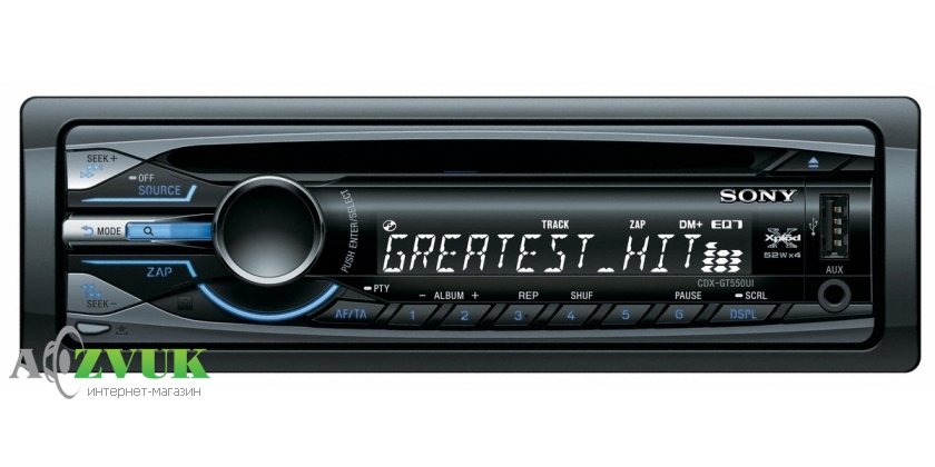 Автомагнитола Sony CDX-GT550UI