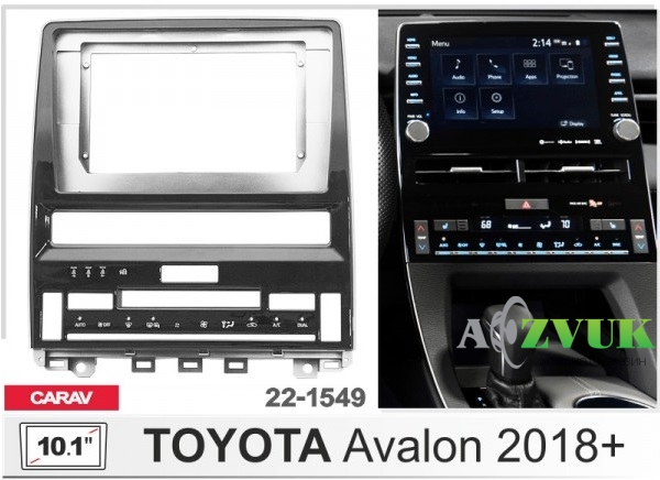 Рамка переходная Carav 22-1549 Toyota Avalon