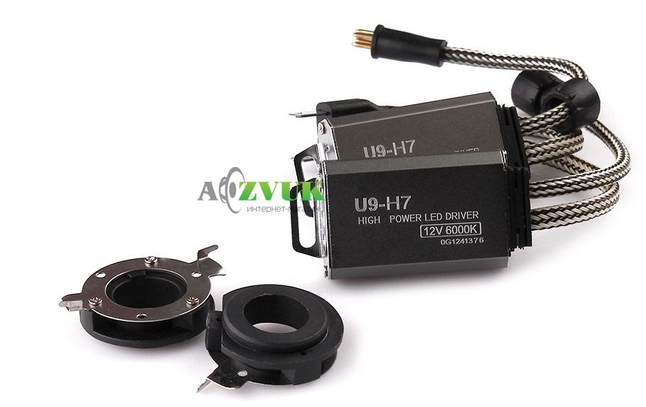 Светодиодные лампы (led) iDial U9D05 CSP Canbus H7, Mercedes C/E, Class, ML, GLA, Nissan Qashqai, Audi, BMW 5, X5, VW Passat, Jetta, Bora, Opel Astra, Insignia 9000Lm 80Watt