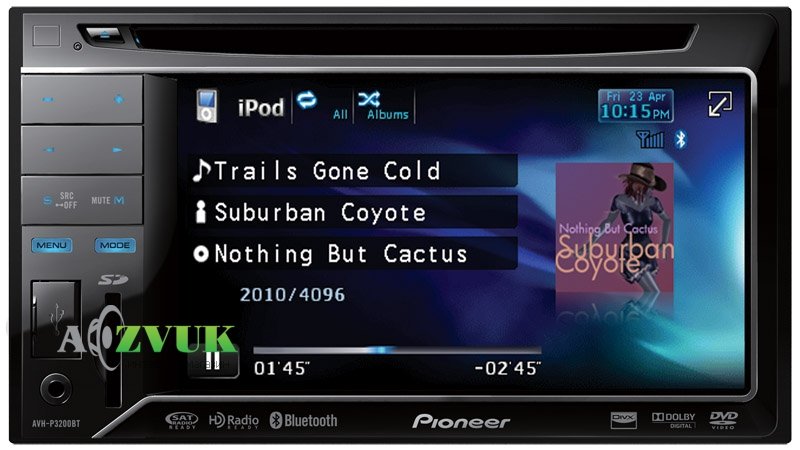 Мультимедіа ресивер Pioneer AVH-P3200BT