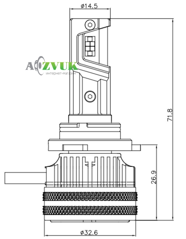 Светодиодные лампы (led) Infolight S4 9006 65W