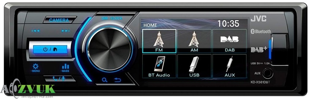 Мультимедиа ресивер JVC KD-X561DBT