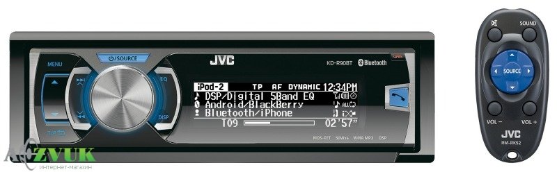 Автомагнитола JVC KD-R90BTEY