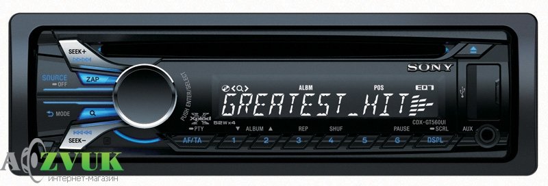 Автомагнитола Sony CDX-GT560UI