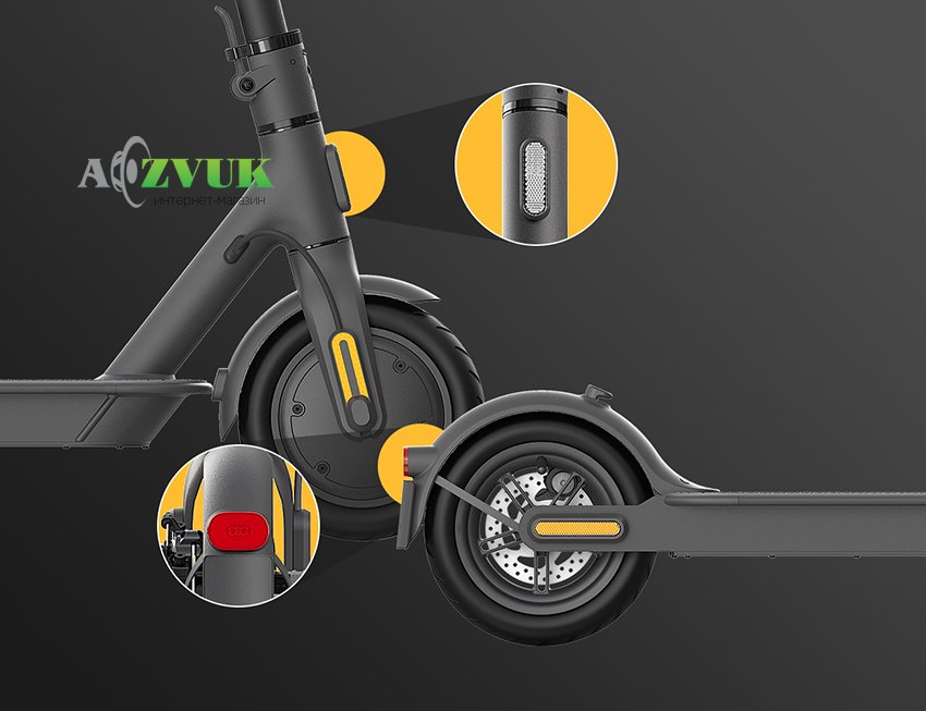  Электросамокат Xiaomi Mi Electric Scooter 1S Black