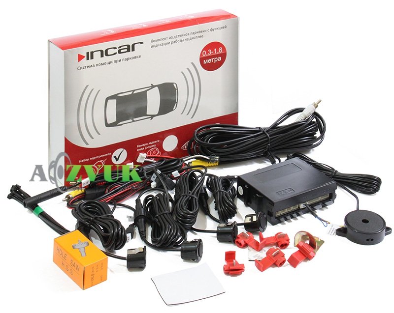 Парктроник Incar PT-314 Black