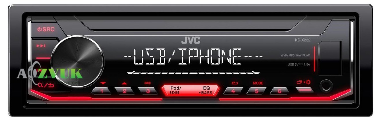 Автомагнитола JVC KD-X252