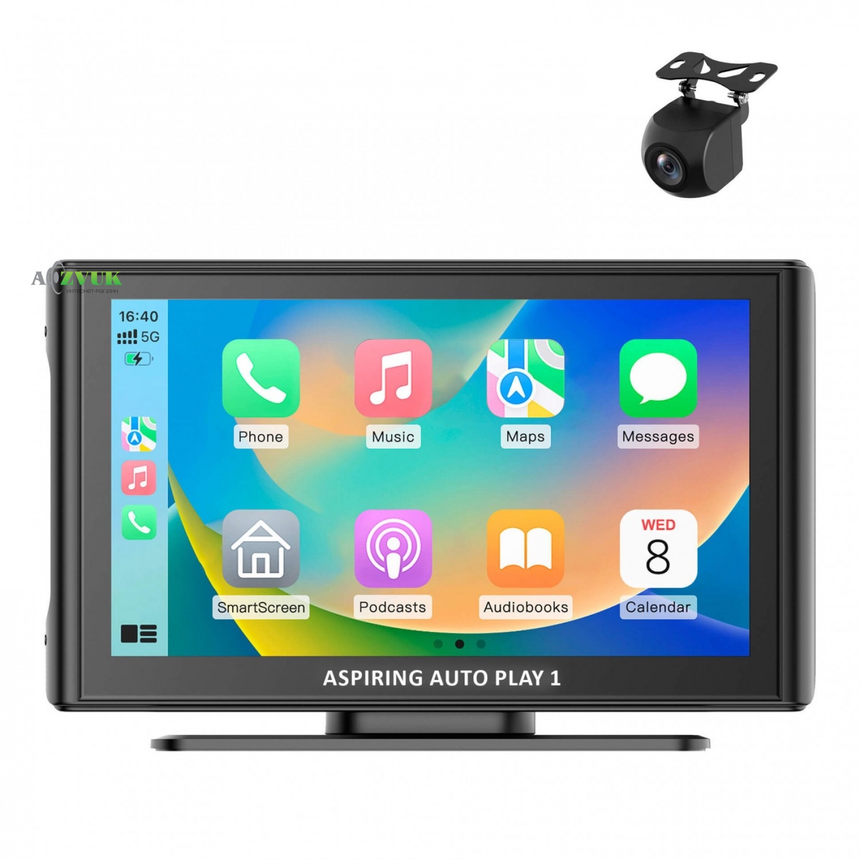 Автомобильный монитор Aspiring Auto Play 1, Magnet, CarPlay, Android auto