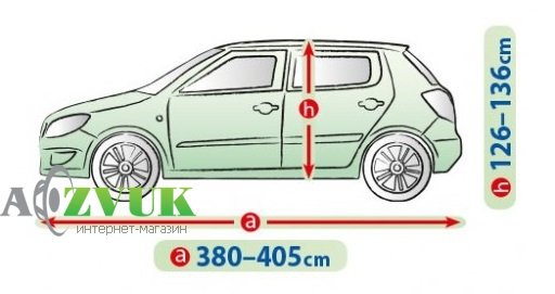 Автомобильный тент Kegel-Blazusiak Perfect Garage M2 hatchback 5-4626-249-4030 (380-405 см)