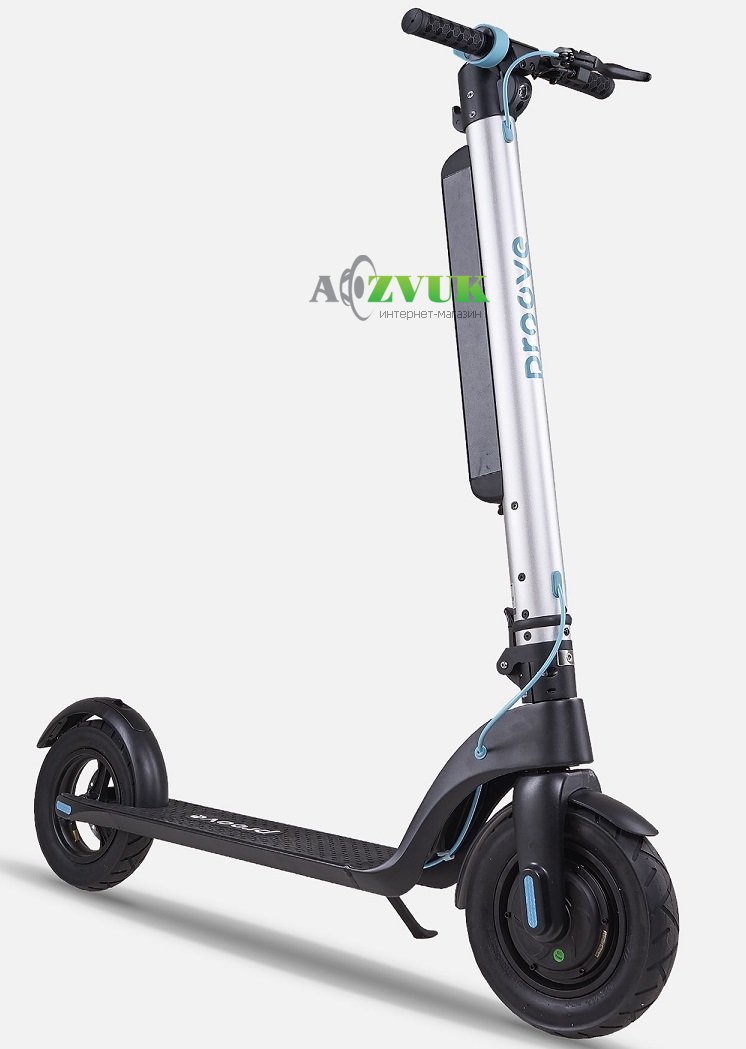  Электросамокат Proove X-city Pro (350 Вт; 36 В; 10 А/ч), колёса 10, серо-голубой