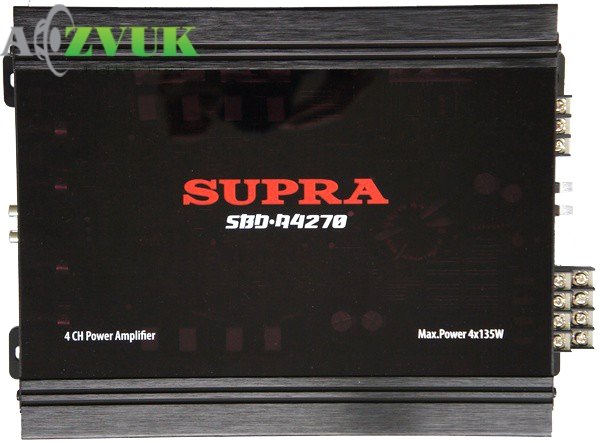 Автомобильный усилитель звука Supra SBD-A4270