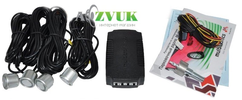 Парктроник Multitronics PU-4TC Silver