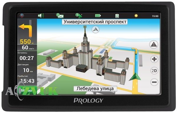GPS навигатор Prology iMap-7300 Black (Навител Содружество)
