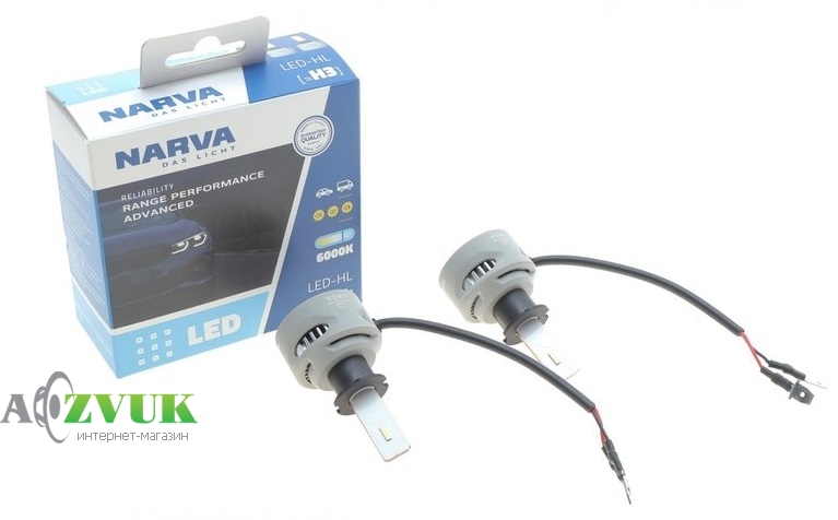 Светодиодные лампы (led) Narva H3 12/24V Range Performance Advanced 19W 6000K 181828100