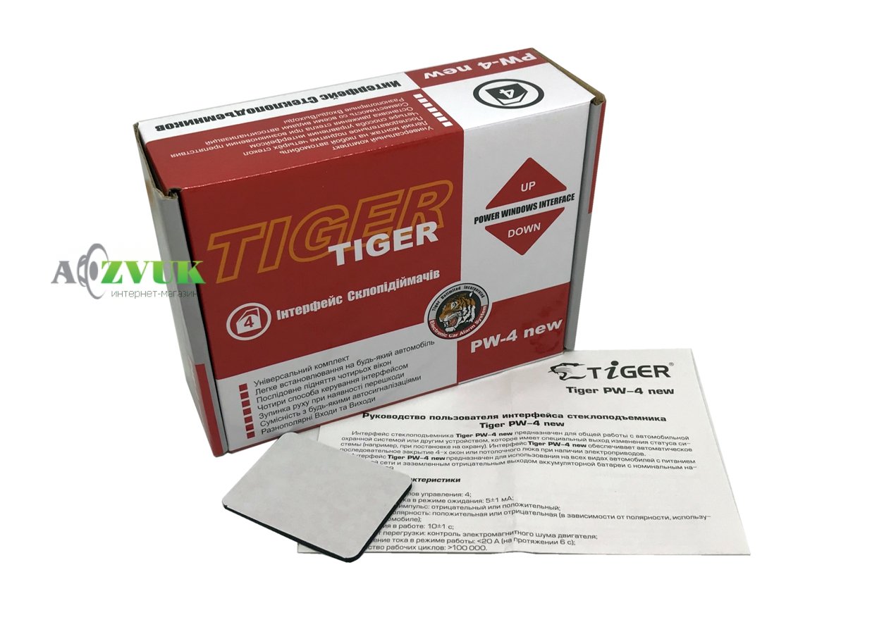  Модуль стеклоподъемника Tiger PW-4 NEW