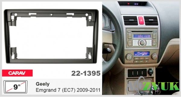 Рамка переходная Carav 22-1395 Geely Emgrand EC7