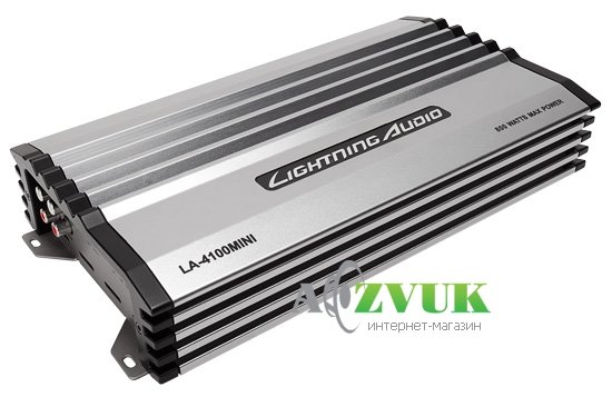 Автомобильный усилитель звука Lightning Audio LA-4100 MINI