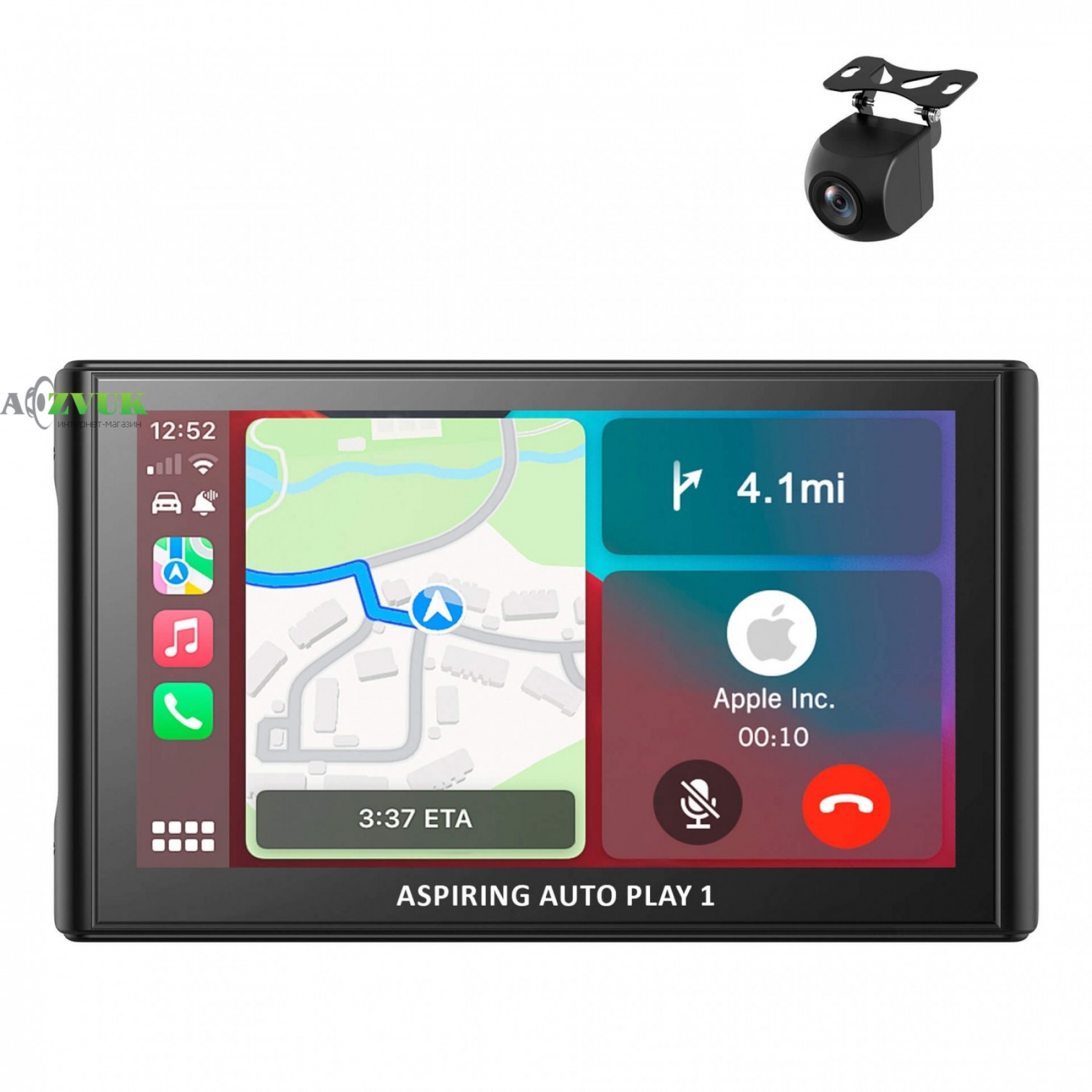 Автомобильный монитор Aspiring Auto Play 1, Magnet, CarPlay, Android auto