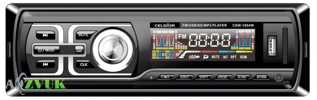 Автомагнитола Celsior CSW-1804W