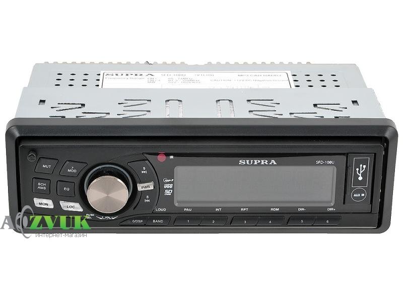 Автомагнитола Supra SFD-108U