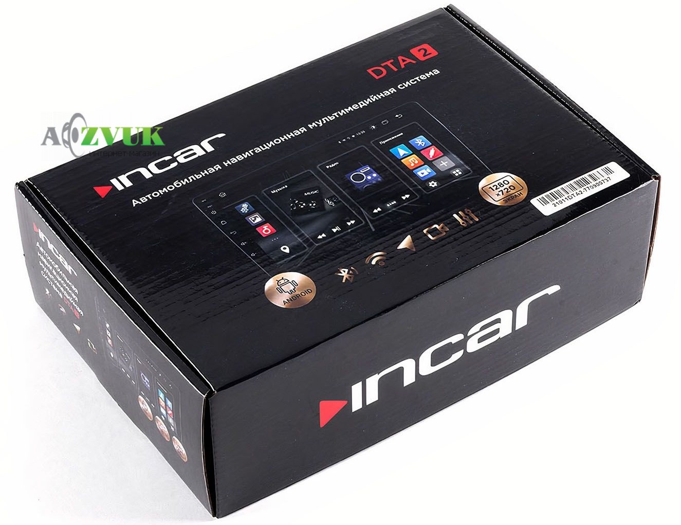 Мультимедіа ресивер Incar DTA2-7709 під рамку 9 із процесором звуку Android 10