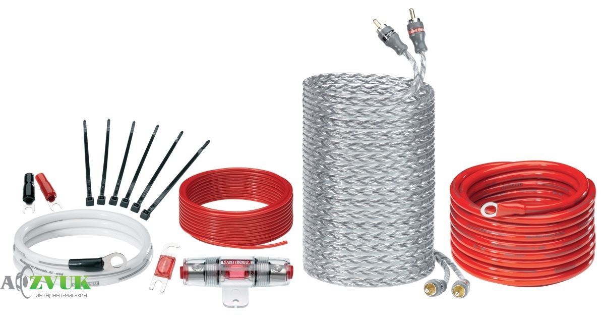  Набор для подключения усилителя MTX StreetWires ZNX8K